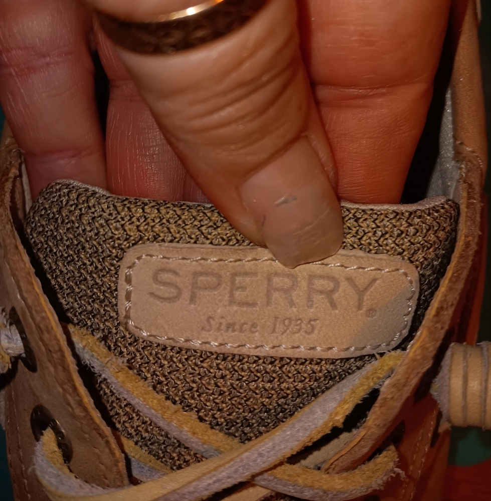 Sperry Billfish Topsider Tan Womens Sz 10 EUC - Picture 10 of 15